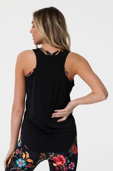 Image Title Onzie V Tank - Black